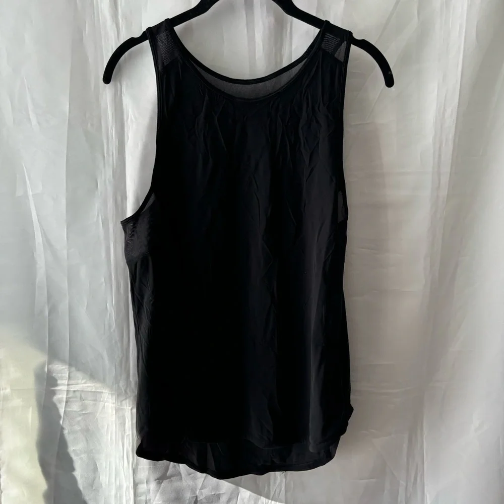 Lululemon Sculpt Tank II‎ Black size 6 W1NAWS
